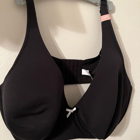 NWT Cacique Cotton Lightly Lined Full Coverage Bra black, size 42ddd - Picture 10 of 10